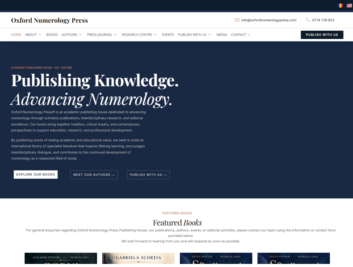 Oxfordnumerologypress